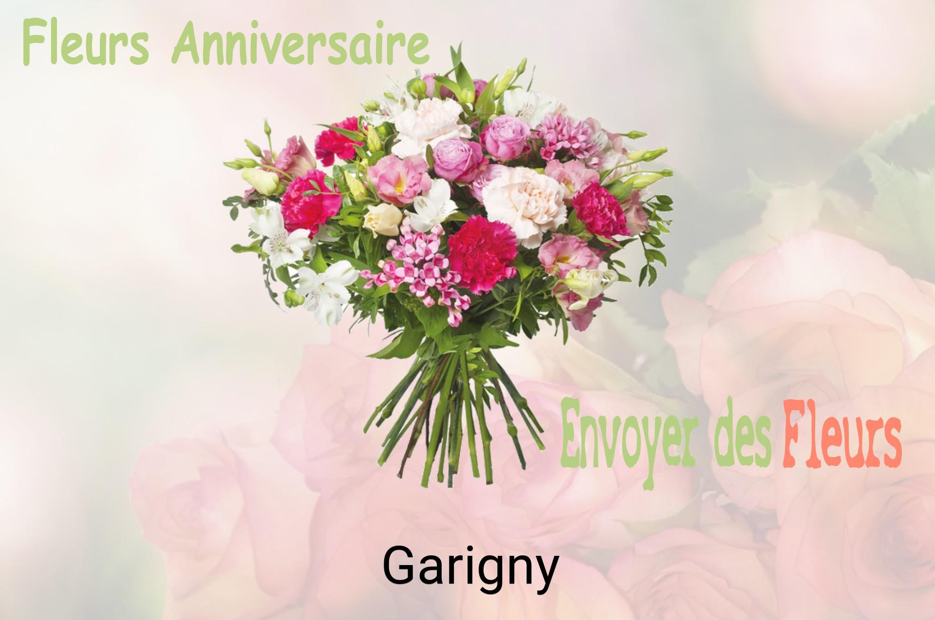 Bouquet de fleurs d’anniversaire livré à Garigny